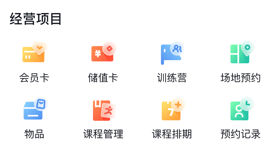 组织商品与履约功能入口